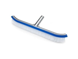 Escova de Limpeza AQUAFORGE 45 cm alumínio para piscina paredes fundo degraus e azulejos uso manual em spas lagos fontes e banheiras