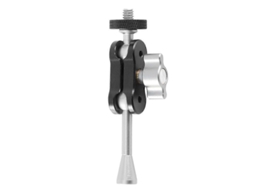 2026 super Clamp Brazo Multifuncional Cabeza Doble Giratoria 360° Adaptador Rosca 1/4 para Cámara Dslr