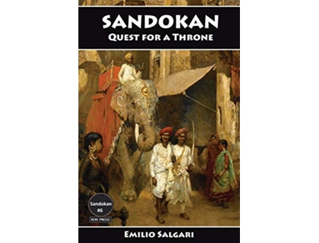 Livro Sandokan Quest for a Throne de Emilio Salgari (Inglês)