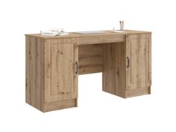 Maison Exclusive - Mesa Carvalho Arttisan 142,5 X 50 X 75 Cm Derivados De Madeira