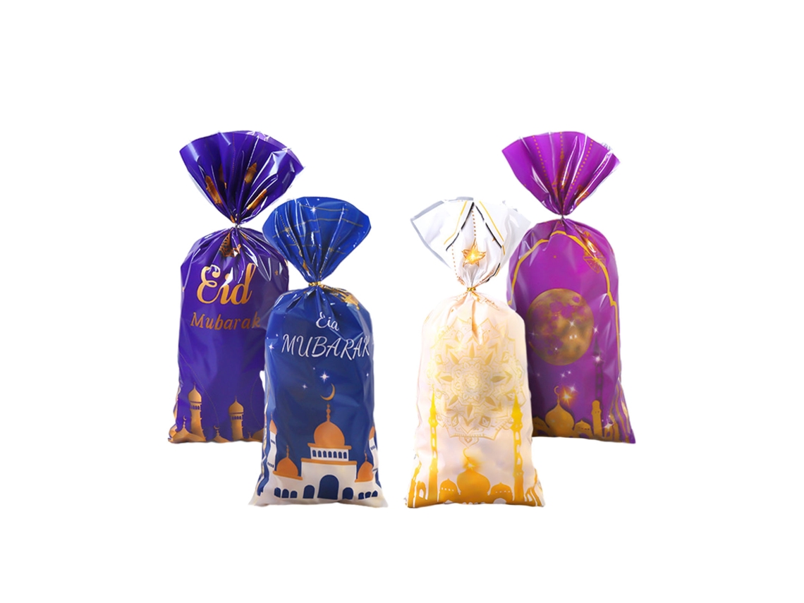 Laxiscreed Sacolas De Doce Festa Festival Da Lua Com 50 Peças Estrela E Lua