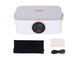Caixa De Almoço Elétrica Portátil 60w 1l Recarregável