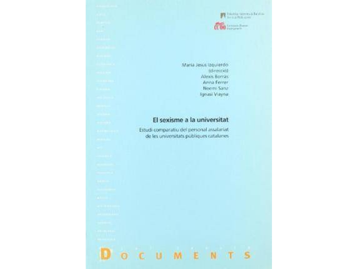 Livro El sexisme a la universitat de Izquierdo e María Jesús (Espanhol)