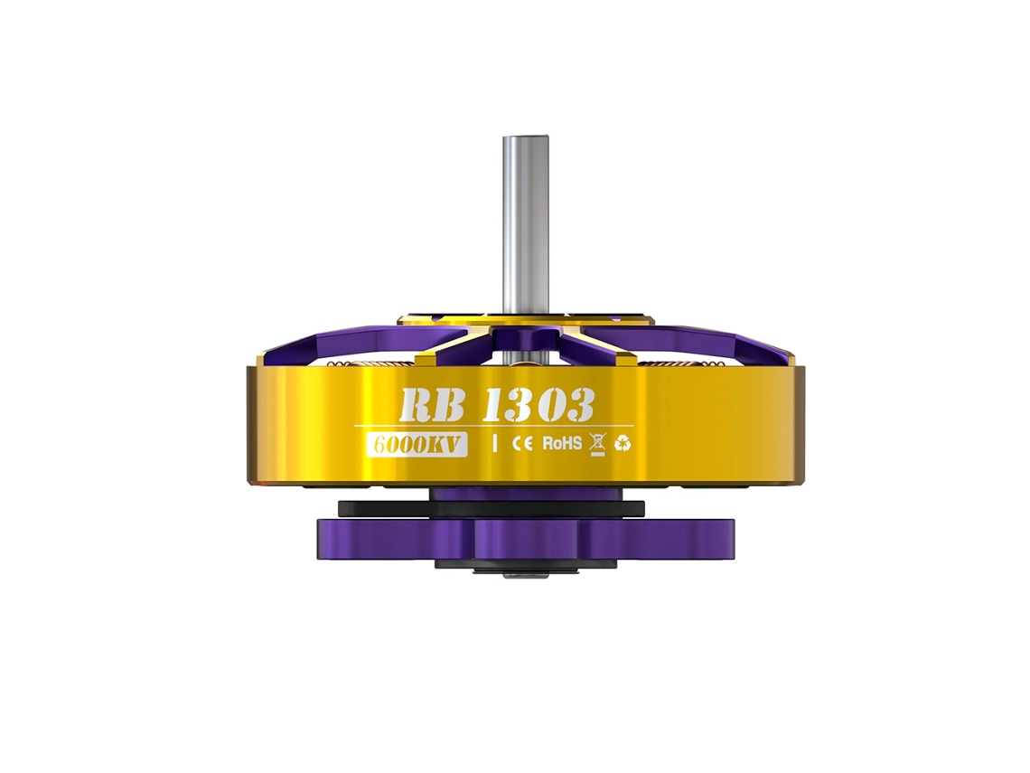 6000kv4 Pcs1pc / 4pcs Flywoo Robo 1303 6000kv 2 4s Motor Brushless com Eixo de 1,5mm para Drone de Corrida Rc Fpv MDUG