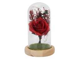Luz Led Flor de Rosa Artesanal para Decoração Casa Presente