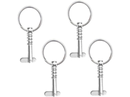 Kit Com 4 Apitos De Metal Para Treinamento Animais