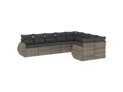 Garden Sofa Set, Garden Sofa Sets Vidaxl Cinzeto Rattan / Vime (n/a)