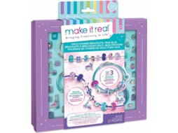 Kit de fabrico de pulseiras para crianças MAKE IT REAL Blue (8 anos)