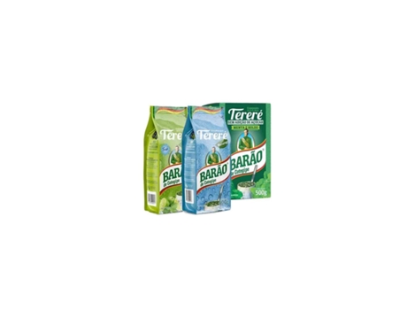 Kit Erva Tereré Natural + Menta e Limão Fresh + Menta e Boldo 3X 500Gr
