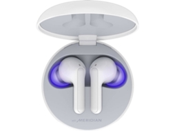 Auriculares Bluetooth True Wireless LG Tone Free Fn6 (In Ear - Microfone - Noise Cancelling - Branco)