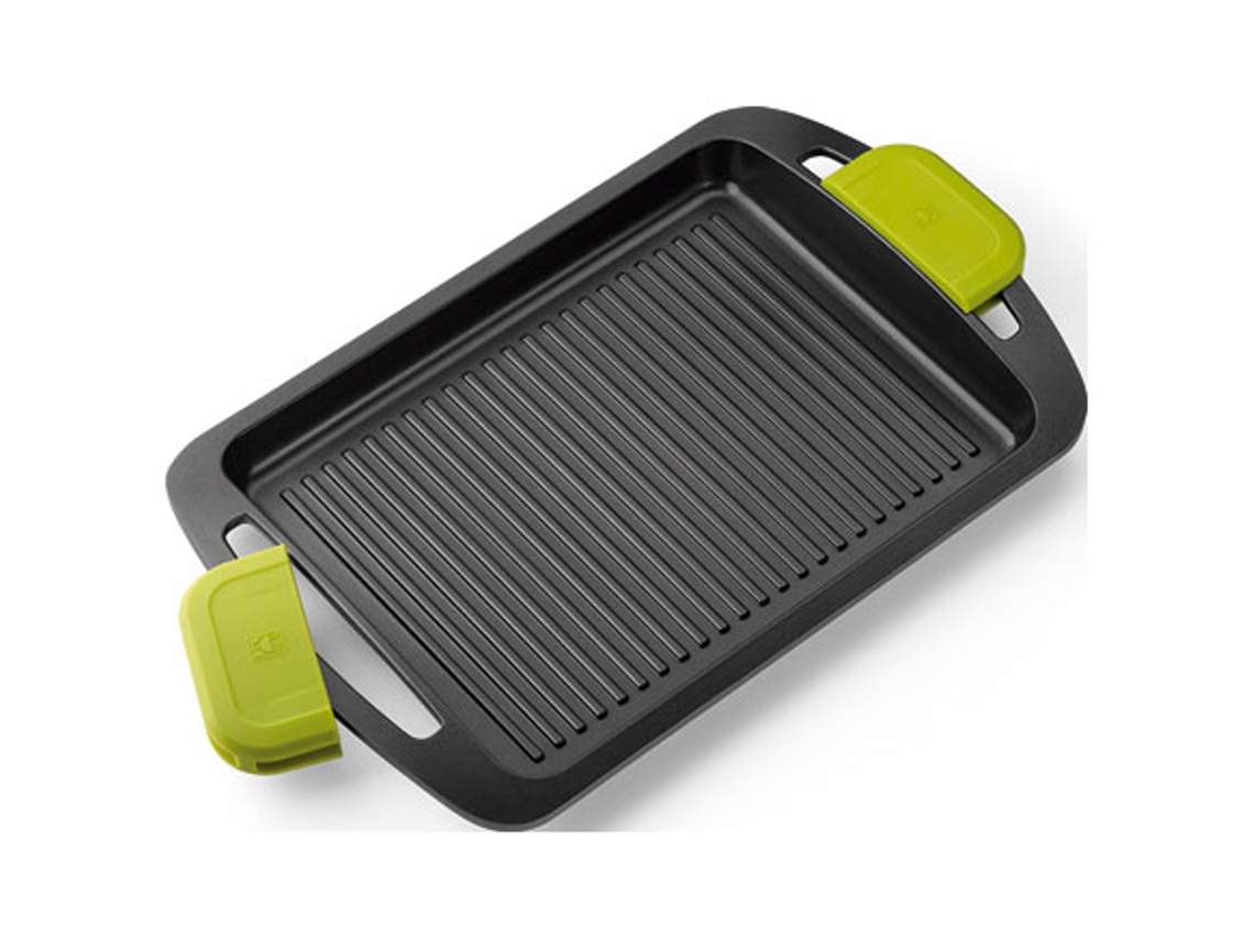 PLANCHA GRILL CON RAYAS ALUMINIO FUNDIDO FOODIE