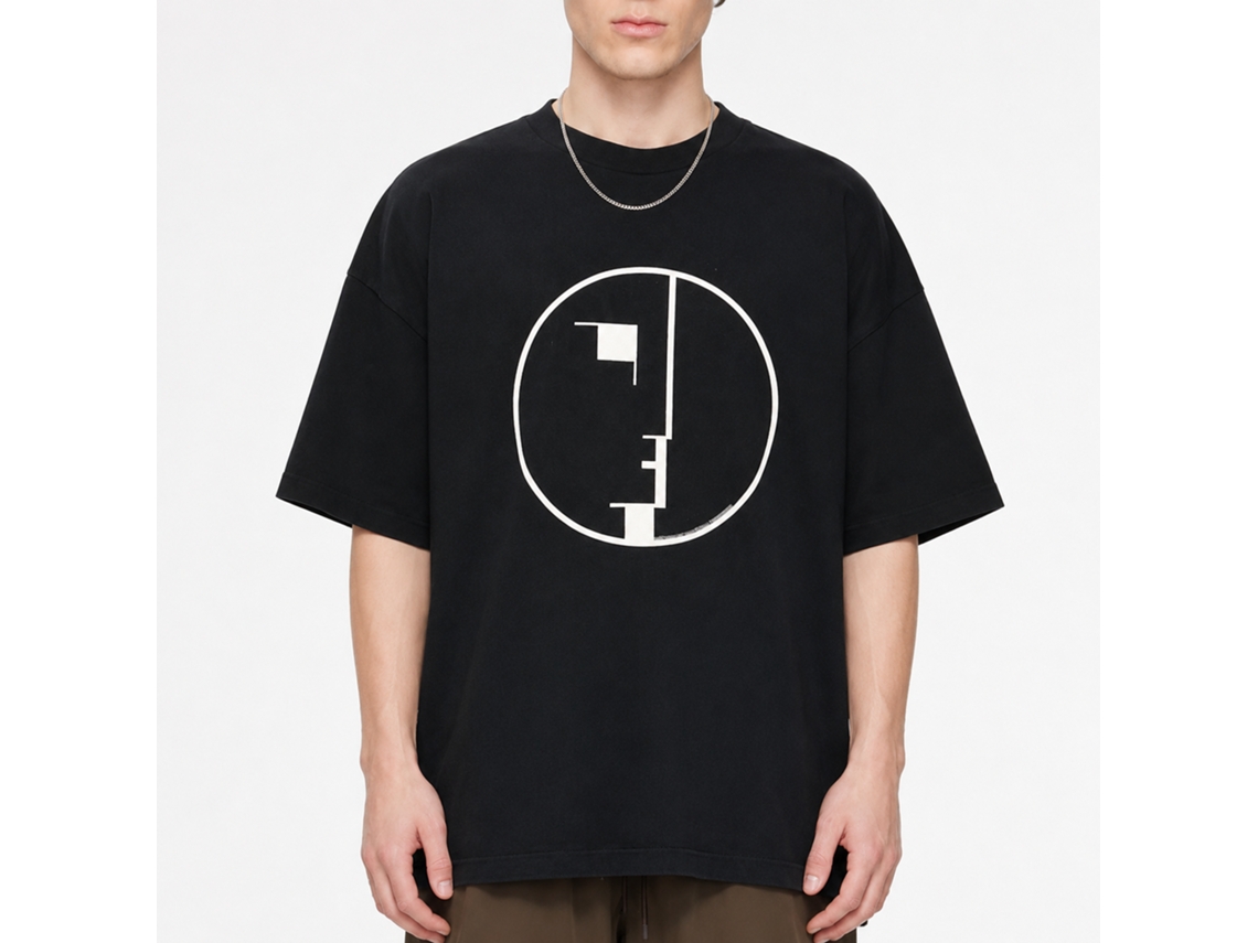Bauhaus Logo T-shirt Black Classic Unisex Adults Size:xxxl