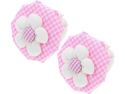 Conjunto De 2 Capas Protetoras Redondas Para Maçanetas Portas, Em Tecido Floral, Para Meninos E Meninas, Ideais Para