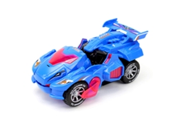 Mali brinquedo Elétrico Dinossauro Carro Transformável com Luz e Som Presente para Crianças Azul