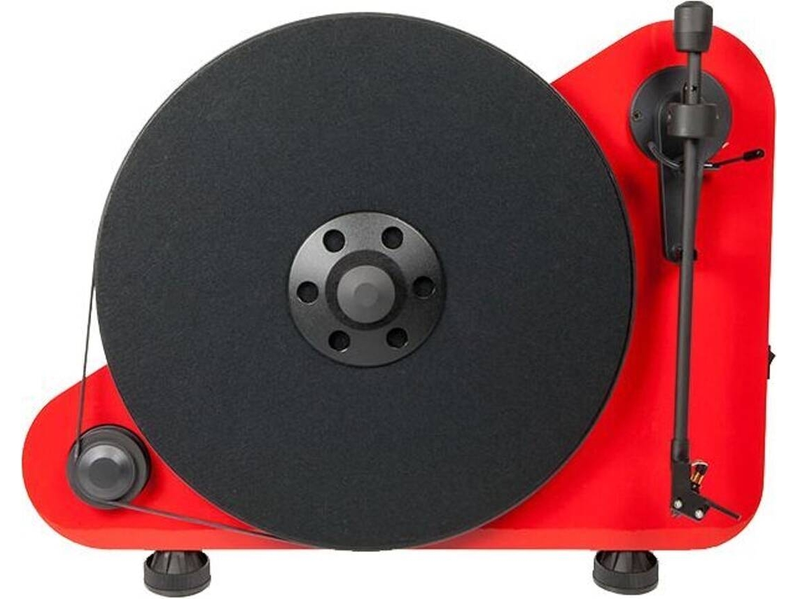 Gira-discos PRO-JECT Vte-r Vermelho (Manual - Correia - Velocidade: 33 1/3 - 45)