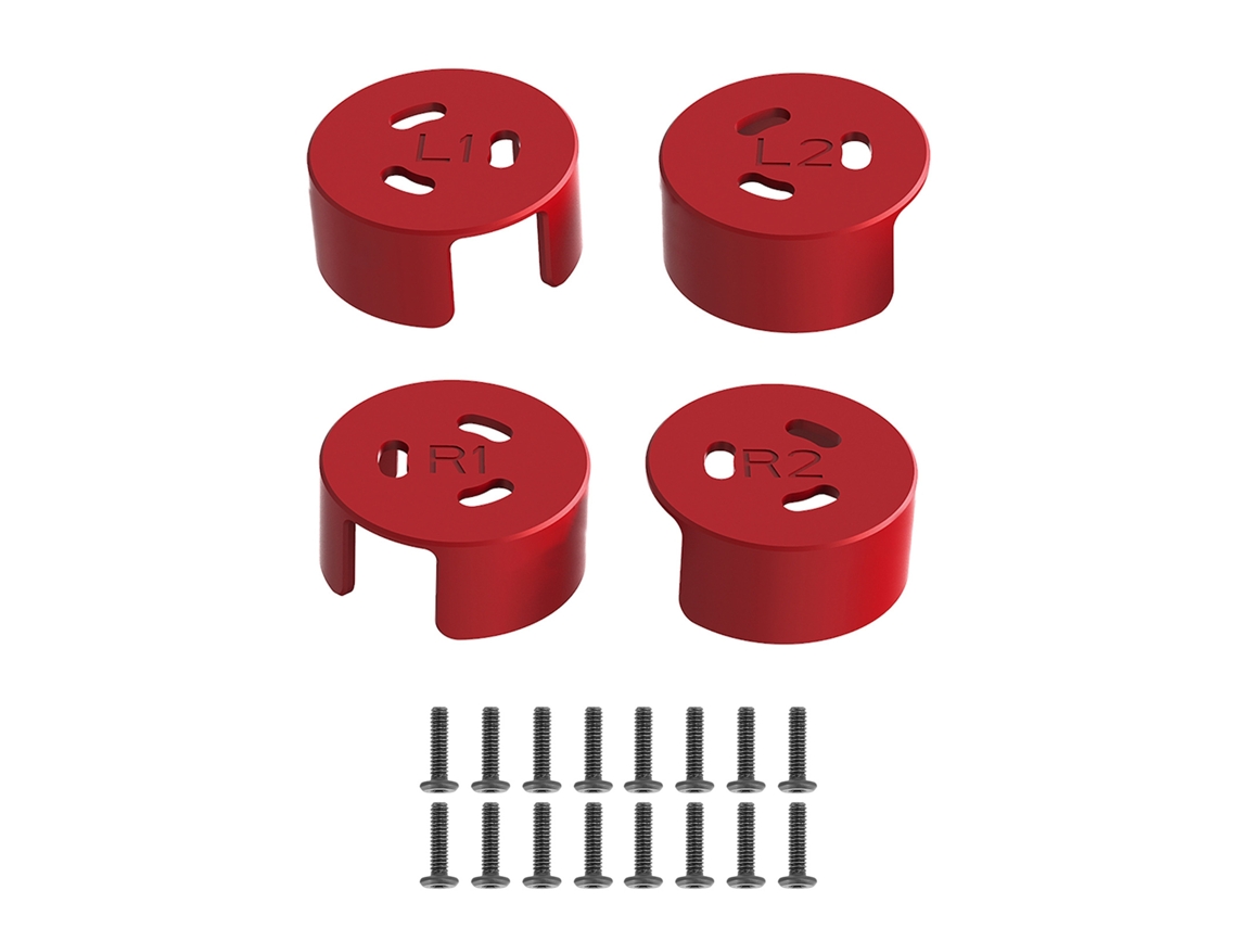 1 Conjunto de Capa Protetora de Motor de Drone Ultra Leve À Prova de Respingos Liga de Alumínio Mini Protetor de Motor de Drone para Dji Avata-Ver