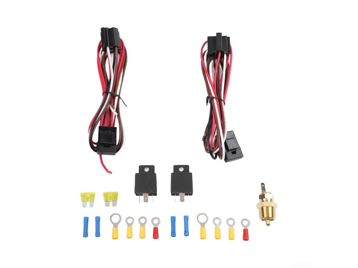 Kit De Relés Duplos Para Ventilador Elétrico Com 40a