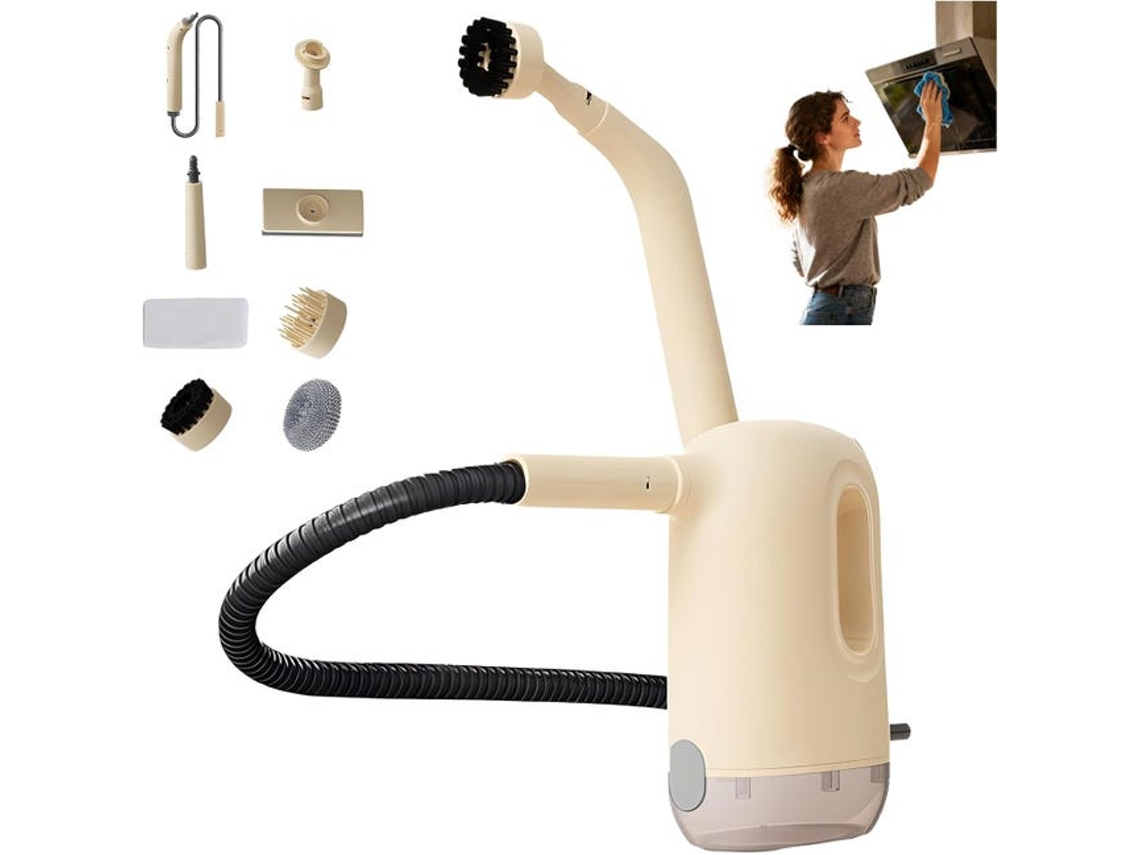 Lavadora A Vapor De Alta Pressão Para Uso Doméstico, 1200 W, Portátil, Para Limpeza De Sujeira, Gordura E Rejunte De Azulejos.