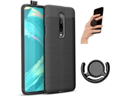 Capa, Suporte e Popsocket Oneplus 7 PRO Rugged Leather Preto
