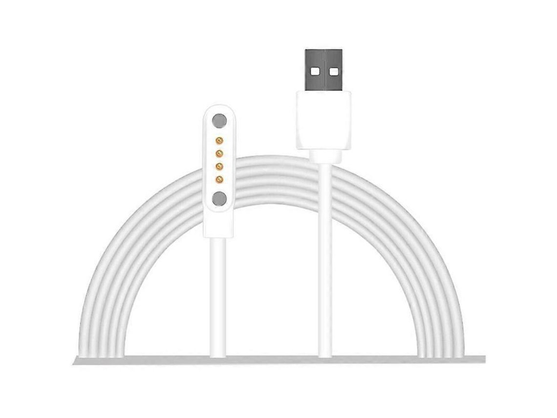 Cabo de carregamento USB para relógio inteligente, carregamento universal, acessórios de 4 pinos, cabo de carregamento magnético potente Ly Ebike