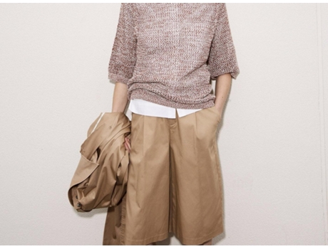 Jeans De Mulher Yerse Algodão Bege (s)