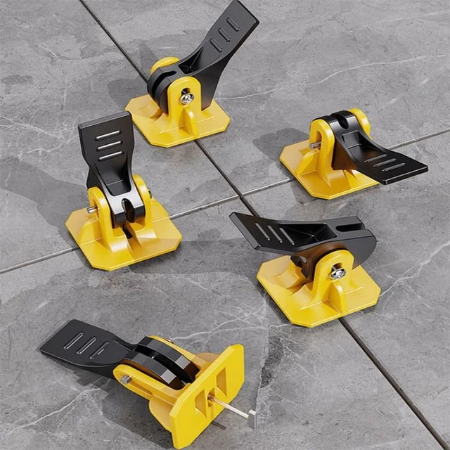 Grampos para Nivelamento de Porcelanato no Piso, Kit para Nivelamento de Azulejos, Sistema de Nivelamento Profissional AQUAFORGE