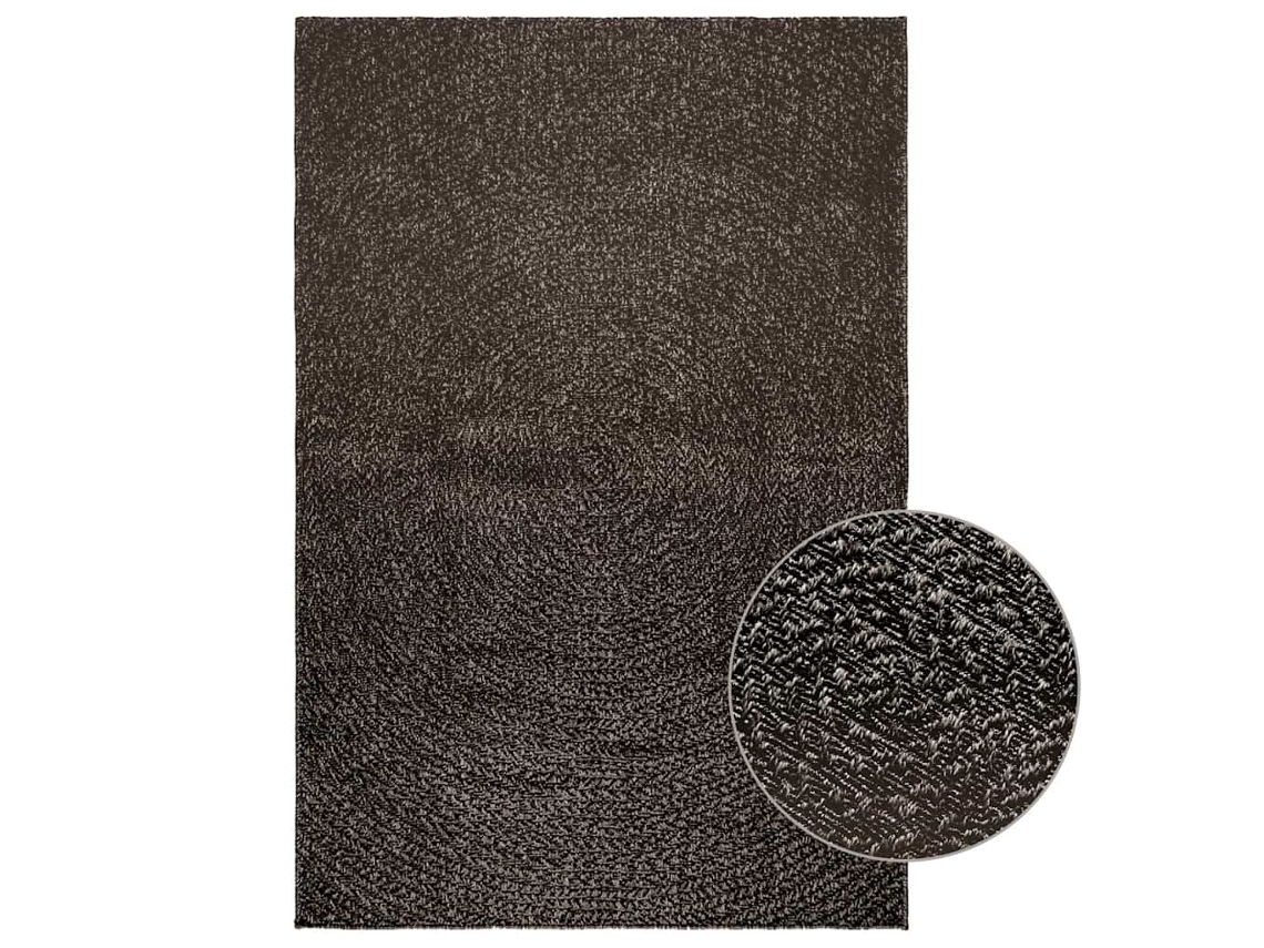 Vidaxl Tapete Zizur Antracite 120x170 Cm Aspeto Juta Interior Exterior
