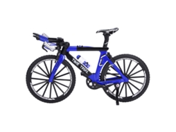 Mali modelo de Bicicleta Miniatura de Liga Finger Mountain Bike para Decoração Mesa Azul