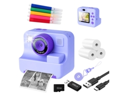 Câmara Impressão Instantânea Com 32gb Presente Meninas Rnemitery