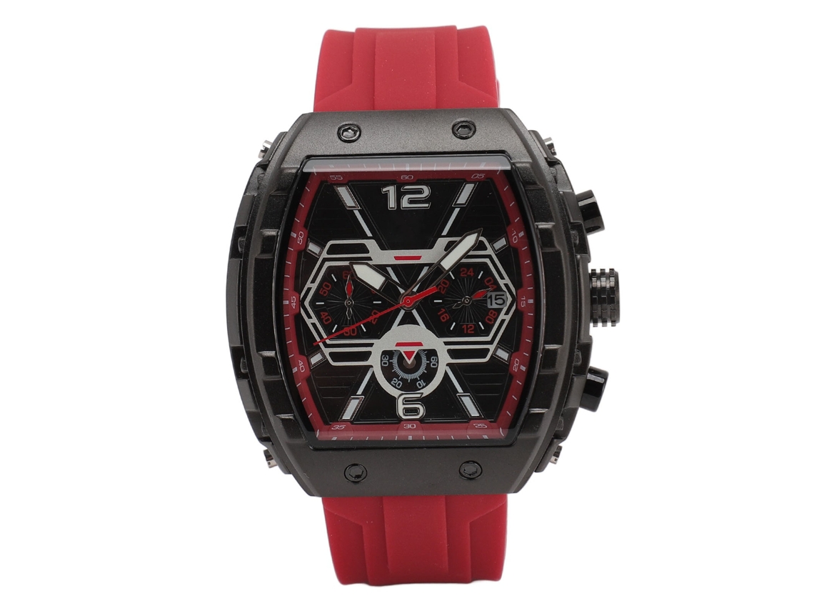 Relógio de Quartzo Masculino Resistente À Água com Pulseira de Silicone para Uso Casual e de Negócio