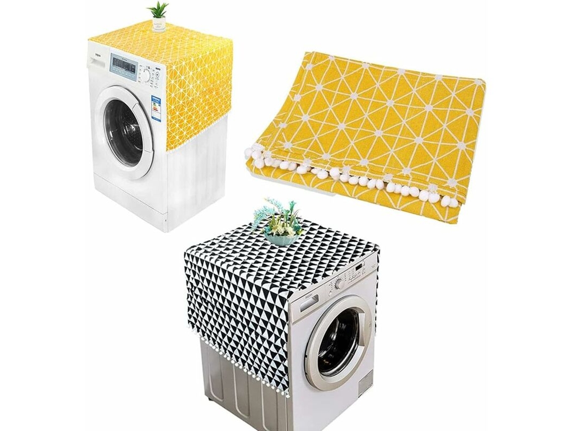 Capa Protetora Contra Poeira para Geladeira, Máquina de Lavar Roupa, Capa para Geladeira, Capa para Máquina de Lavar Roupa Get Rich AQUAFORGE