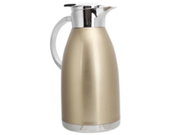 MEOIRUERY Garrafa Térmica 2l De Aço Inox Com Isolamento A Vácuo, Parede Dupla Para Café E Chá (dourado)