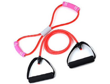 Acessório de Treino para Fitness ATRUMS Figura “8” Corda elástica + Corda elástica traseira TLS-002-B Vermelho