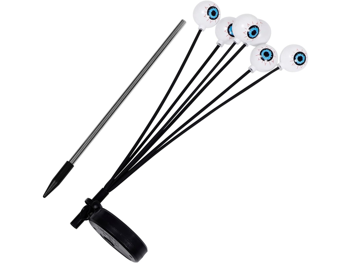 Luminária Solar em Formato de Olho para Decoração de Halloween em Jardins e Entradas de Garagem. Estacas com Olhos Luminosos Festivos. SFUSHOS