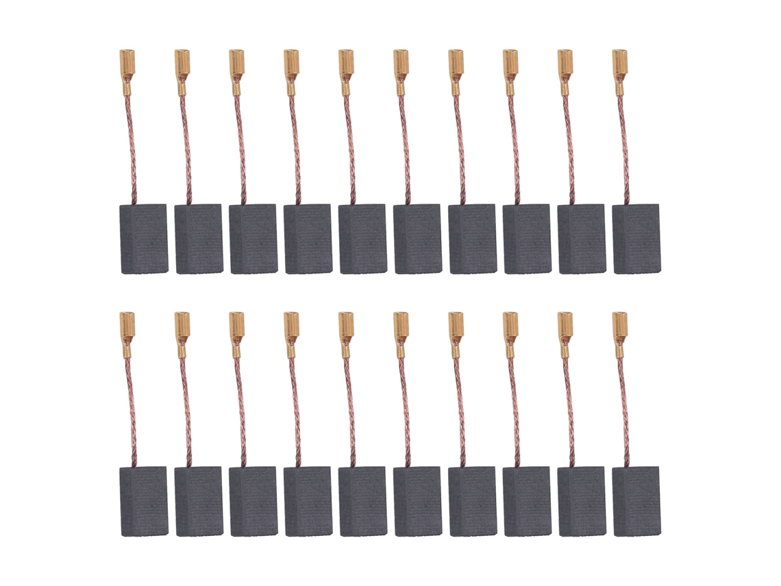 20 Peças De Escova De Carbono Para Furadeira Elétrica, Secador De Cabelo E Amoladora Angular, Conjunto Estável E Robusto