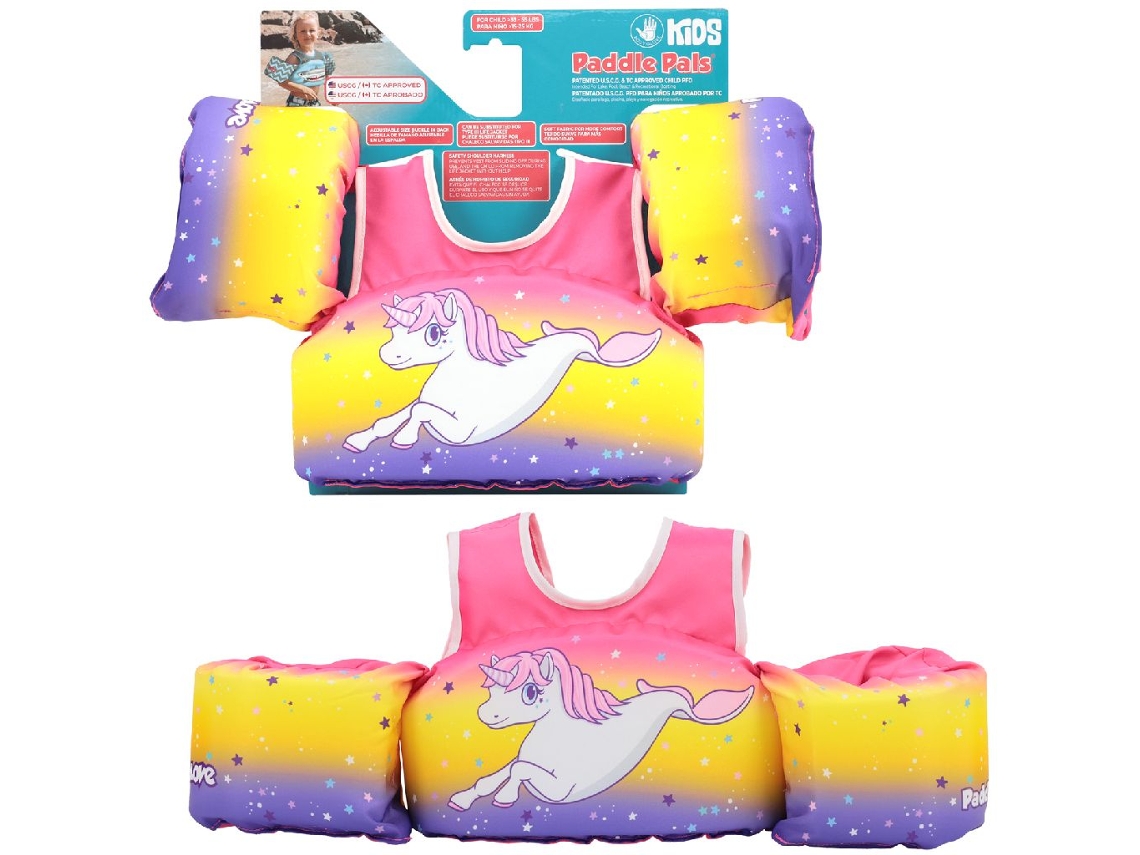 Colete Salva Vidas Infantil Body Glove Com Estampa De Unicórnio, Para Crianças De 3 A 6 Anos.