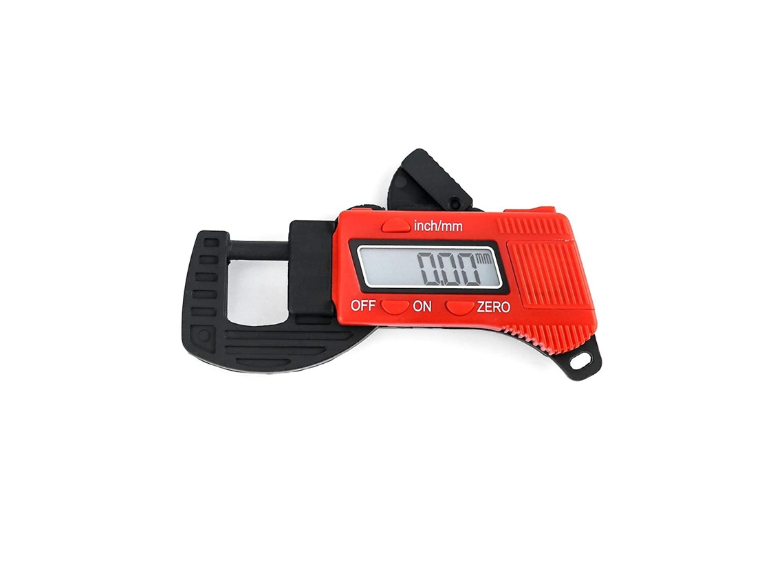Ferramenta De Medição De Espessura, Micrômetro Digital De 0 A 12 Mm , Vermelho Slowmoose (0,5)