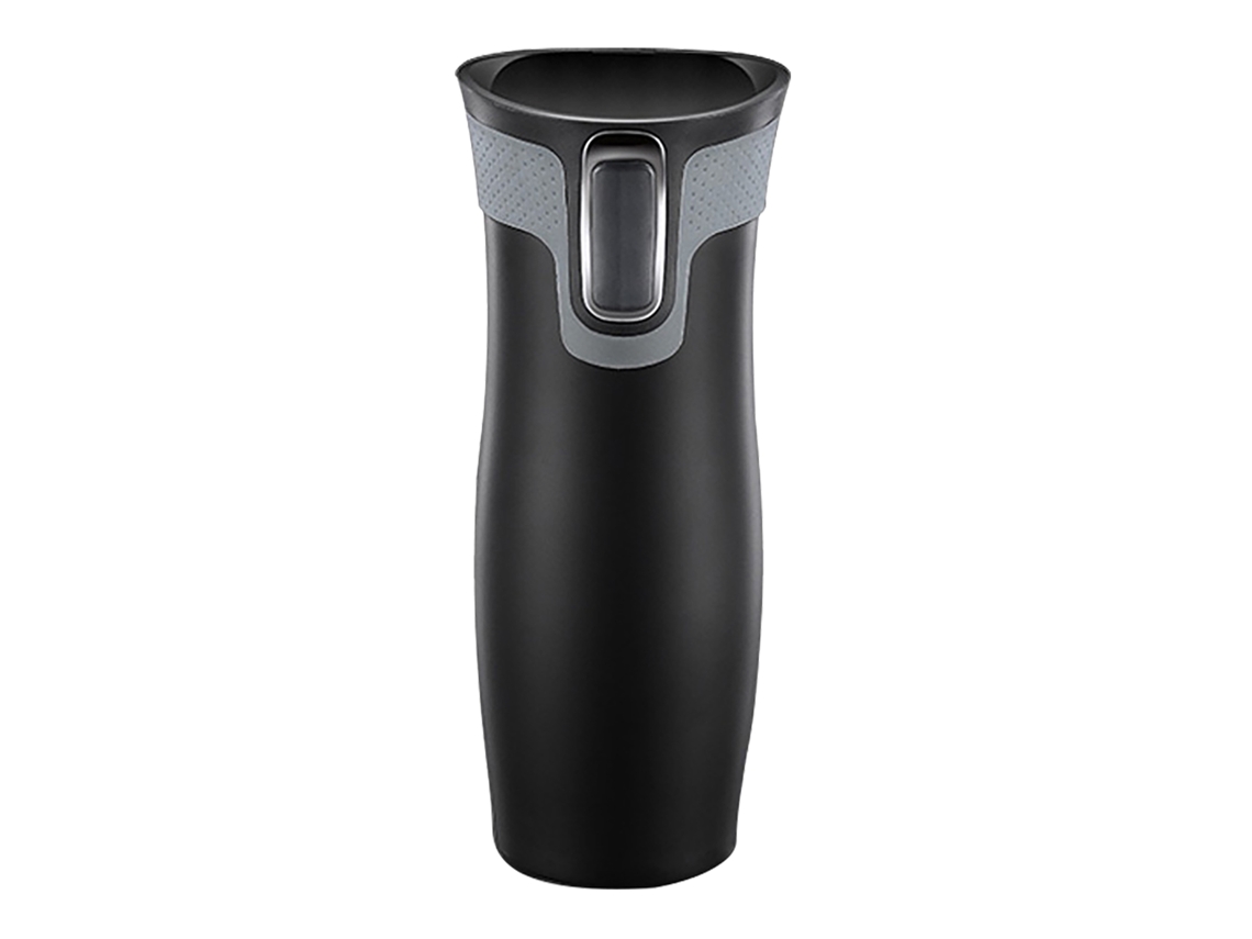 Copo Isolado Inox 450ml 1 Toque Preto