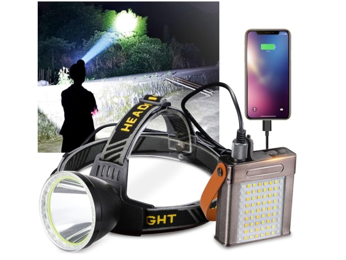 Elysve Luz Bicicleta Led, Preto
