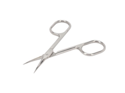 Tesoura De Cutículas Em Aço Inoxidável Com Design Arcurado Para Remoção De Pele Morta Ferramenta De Manicure