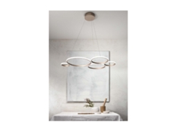 Lustre Pendente Led Pois Gold Ondaluce