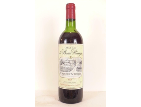 Vinho Tinto CHÂTEAU BEAU RIVAGE 1978 (75 cl - 1 unidade)