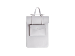 Capa para Portátil HEXINYIGJLY 13 14" com Alça,à Prova de Água, Antichoque, para Macbook e Tablet Cinza Claro