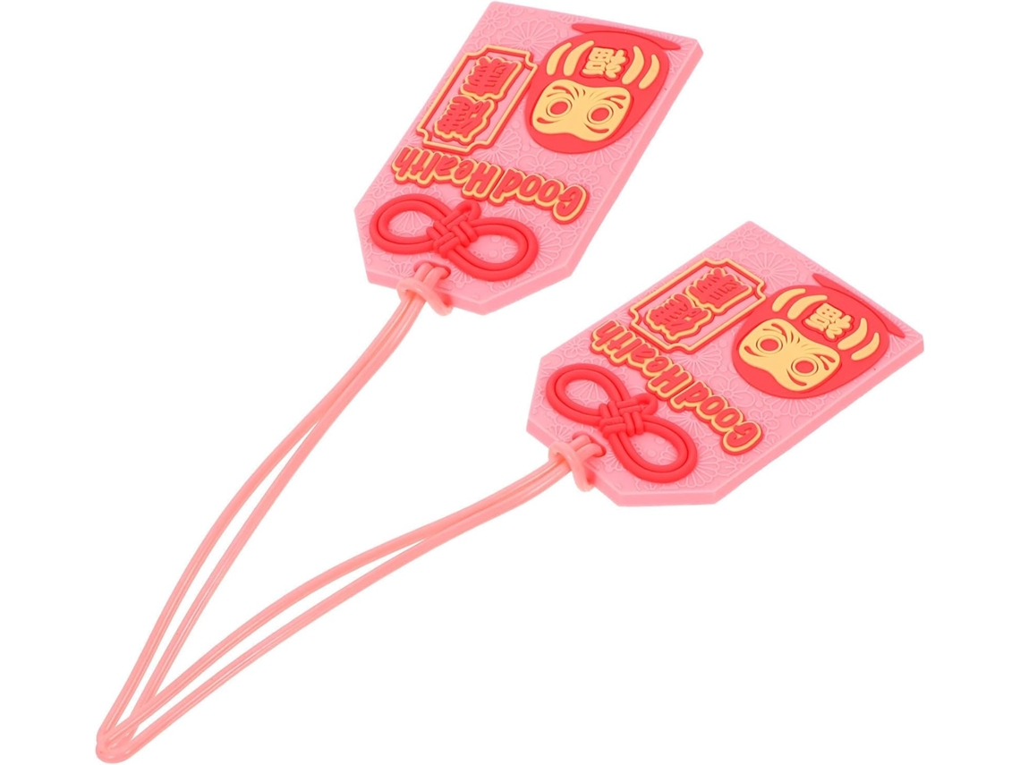 Etiquetas De Bagagem Em Silicone Rosa