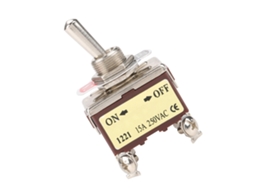 Laxiscreed Interruptor De 4 Pinos, 2 Posições, 12mm, 15a Para Aplicações Eletrónicas