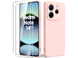 Capa Flexível Antichoque Bordas Elevadas Para Xiaomi Redmi Note 14 5g Hongwe.