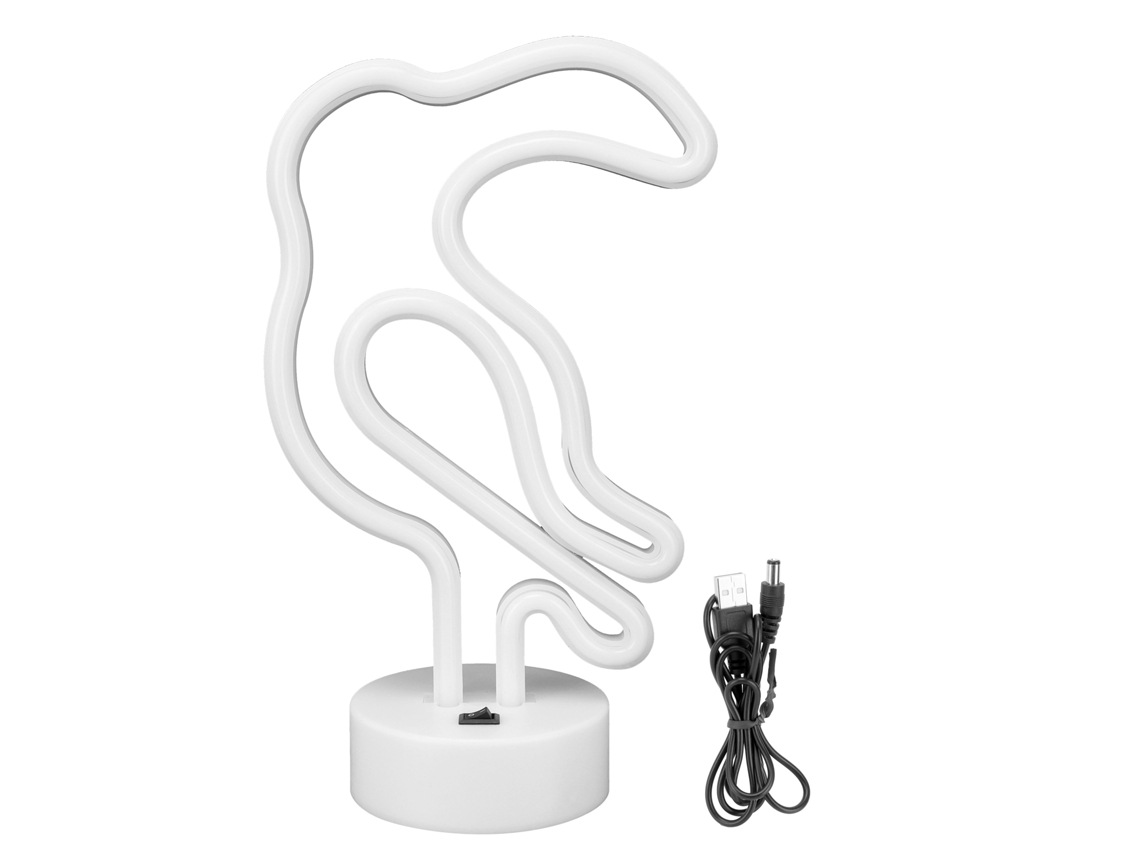 2026 luz de Neón em Forma de Pássaro Lâmpada Noturna de Escritório para Casamentos Festas Crianças Usb/bateria Azul
