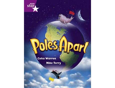 Livro rigby star guided 2 purple level: poles apart pupil book (single) de celia warren (inglês)