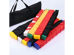 Kit De Treino De Agilidade Para Basquetebol E Futebol, Incluindo Uma Escada De Salto Macia E Uma Corda De Velocidade, Com Bolsa De Transporte.