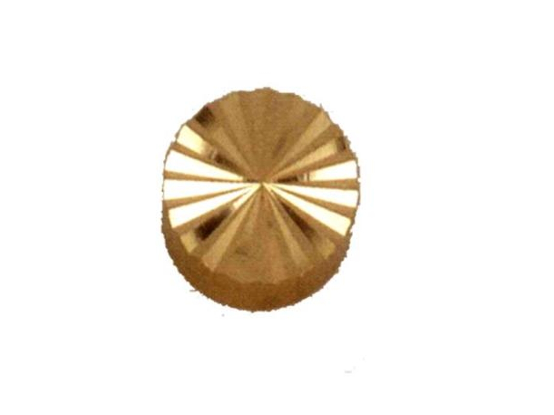 Embellecedor lapidado dorado 16